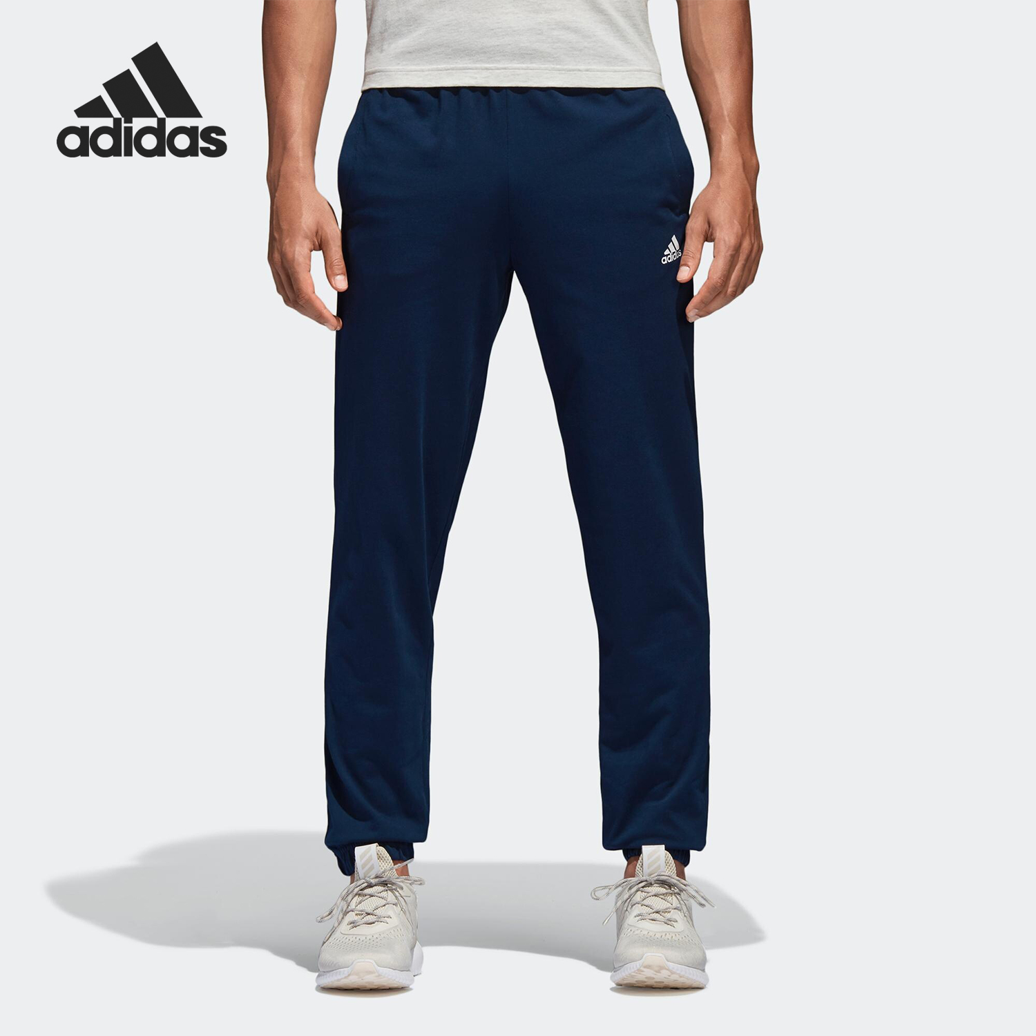 Adidas/阿迪达斯正品当季新款男子休闲运动裤小脚长裤 BK7407