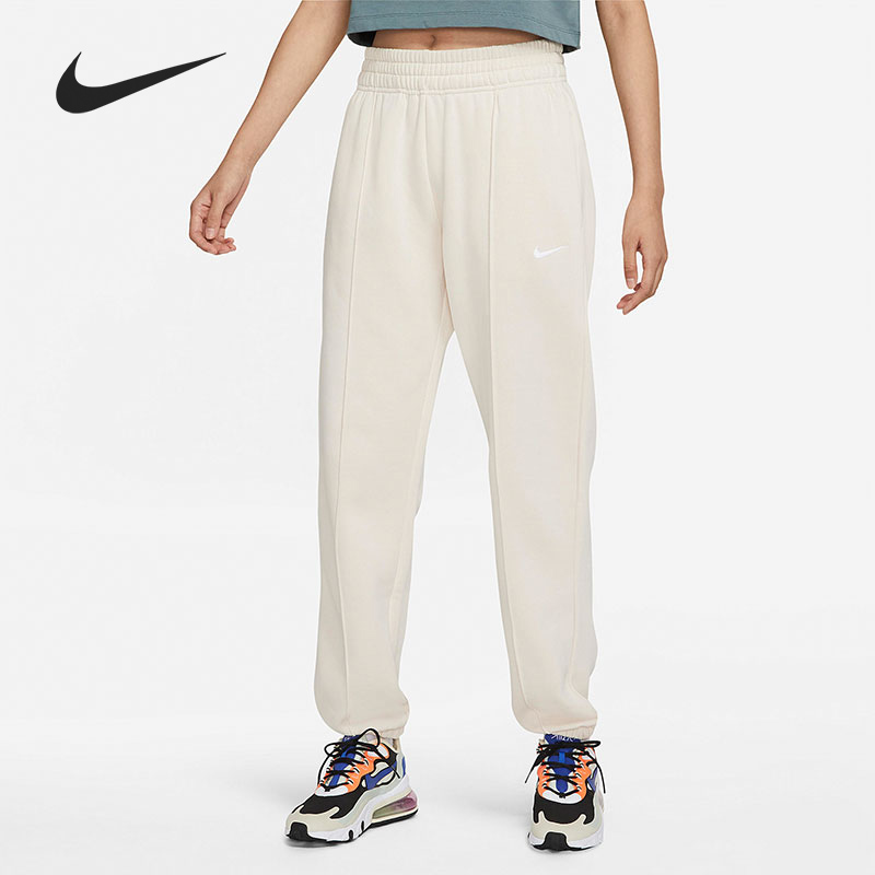 Nike/耐克正品女子柔软加绒高腰宽松休闲运动长裤 BV4090-219