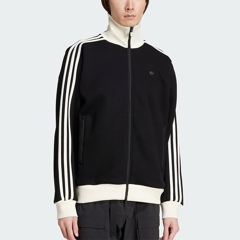 Adidas/阿迪达斯正品三叶草男士经典立领拼接运动外套JC6353