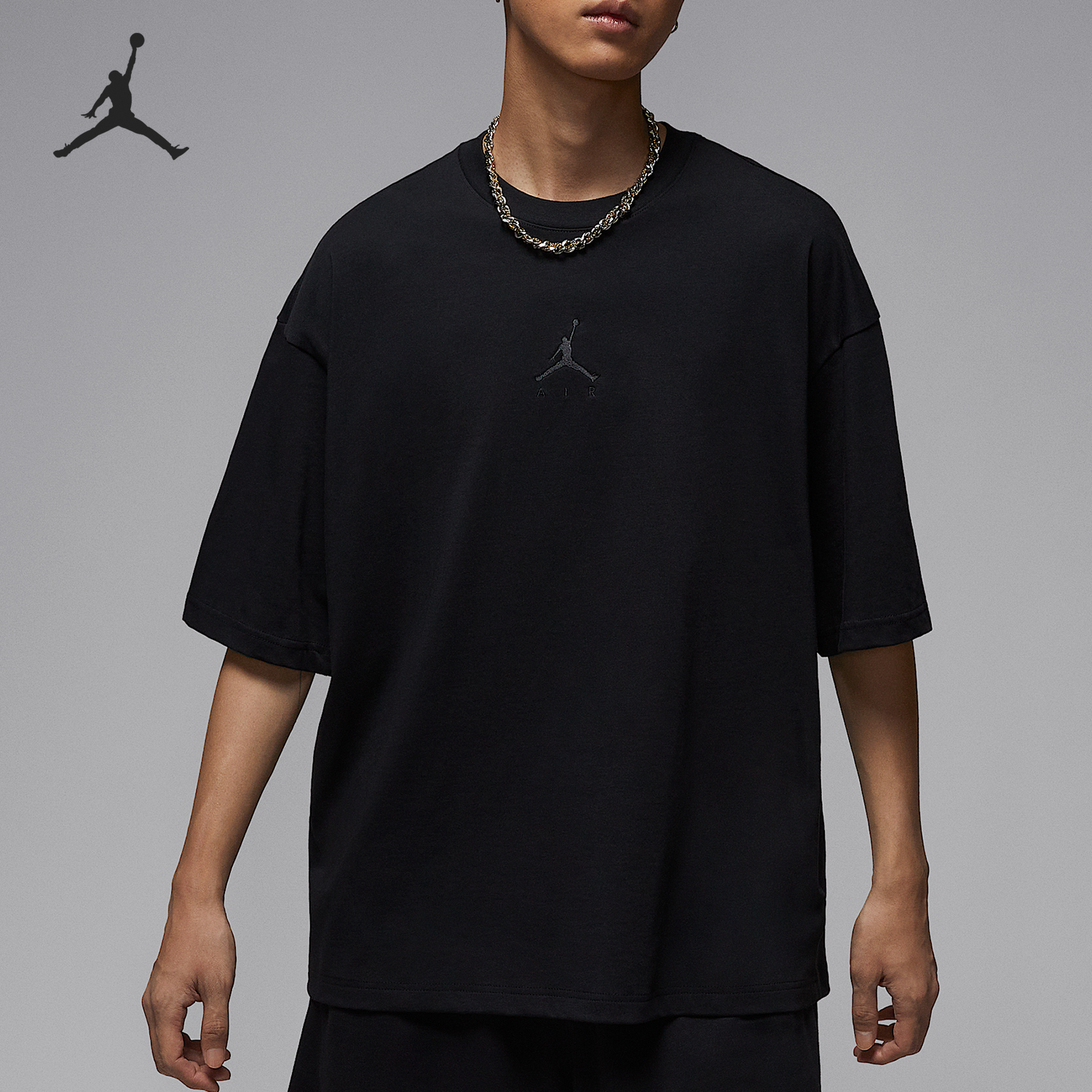 Nike/耐克正品JORDAN男士超宽松休闲日常透气短袖IB7346-010