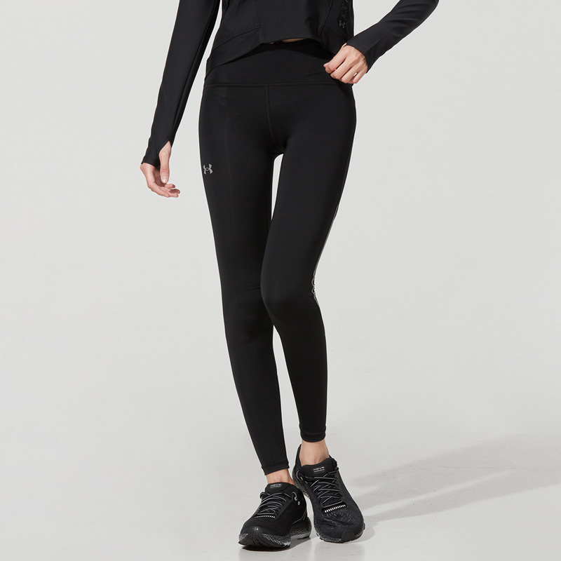 安德玛正品秋冬季女子运动裤健身紧身裤跑步长裤1356183