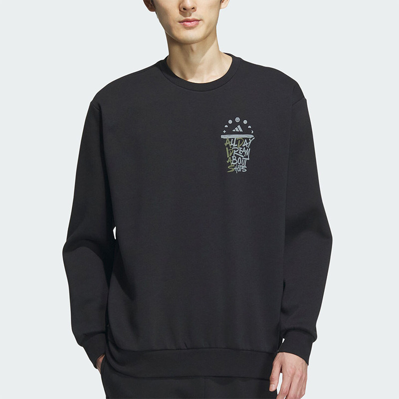 阿迪达斯正品男子宽松卫衣