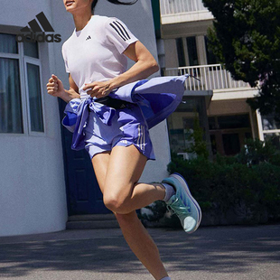 Adidas 2025新款 女士运动跑步训练短裤 IV5505 阿迪达斯正品