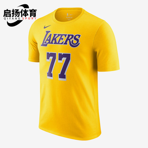 Nike/耐克正品洛杉矶湖人队男士职业篮球联赛T恤DR6380-733