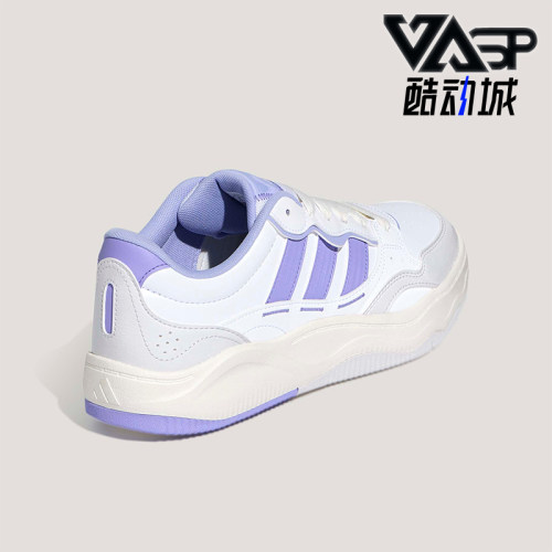 Adidas/阿迪达斯正品Lite Shuffle女士系带日常运动板鞋KH9026