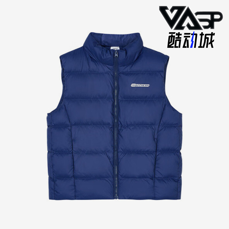Skechers/斯凯奇正品运动2024新款儿童时尚立领保暖梭织羽绒马甲,童装/婴儿装/亲子装,羽绒马甲,淘宝优惠券,粉丝福利购,淘宝优惠卷