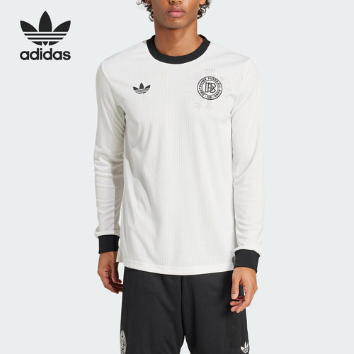 Adidas/阿迪达斯官方正品三叶草男士足球比赛运动训练长袖JY0217
