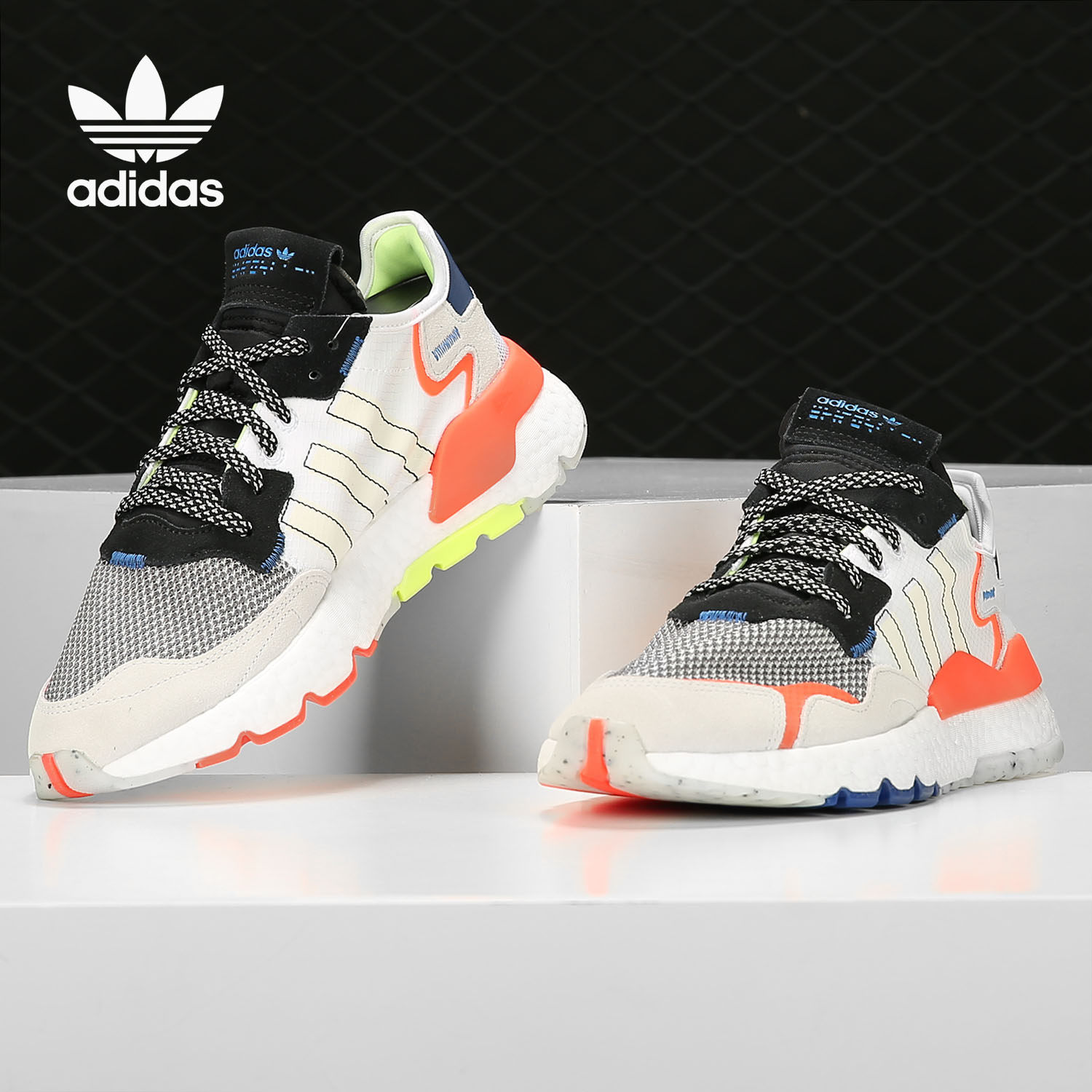Adidas/阿迪达斯正品三叶草 NITE JOGGER 男女缓震运动鞋EF8718