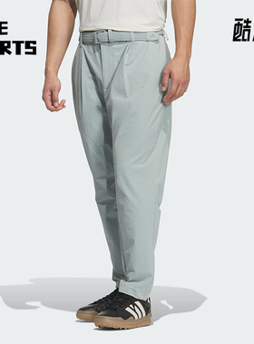 Adidas/阿迪达斯正品2026男士休闲高尔夫梭织经典简约长裤KD0939