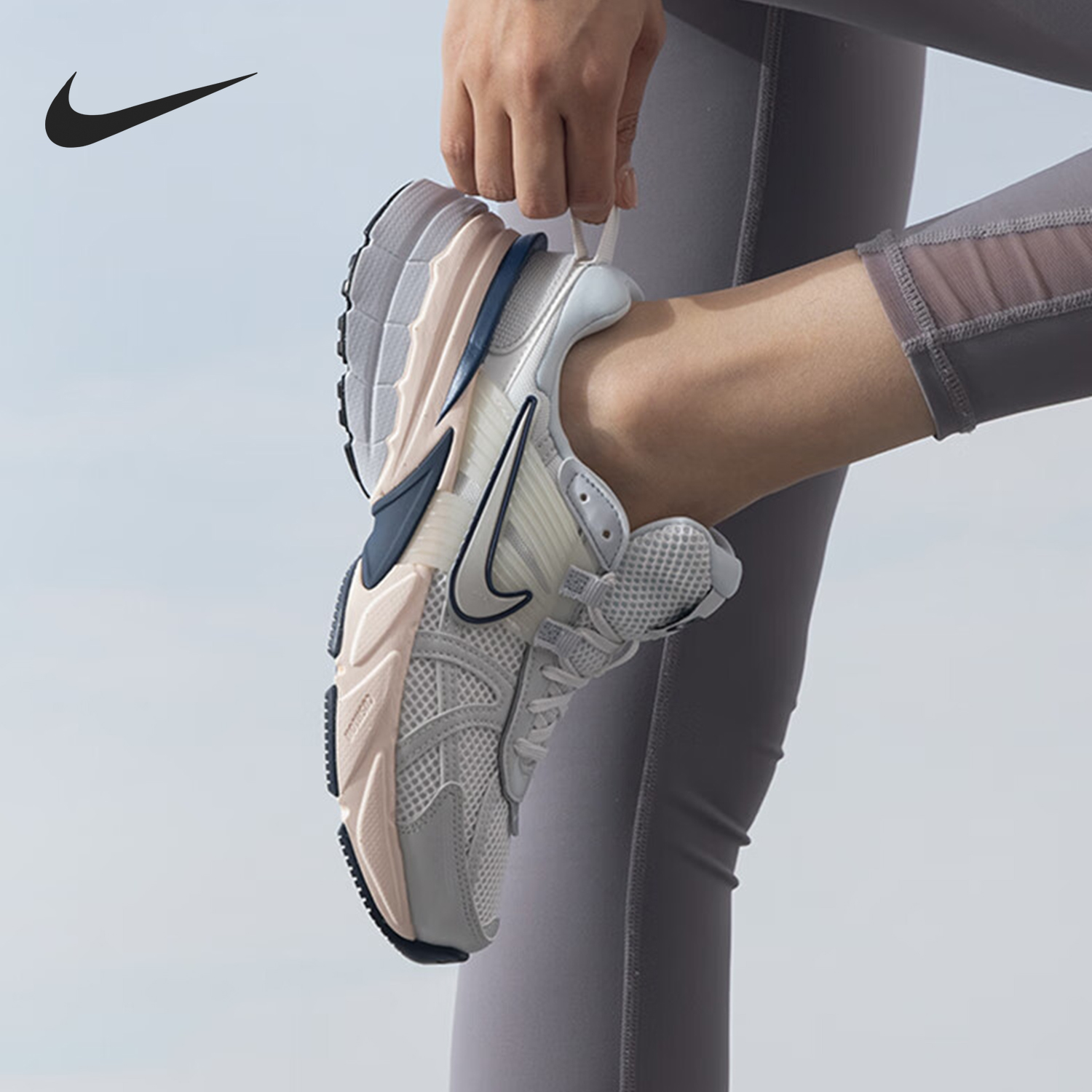 Nike/耐克正品2024新款女士厚底复古透气休闲鞋FD0736-004