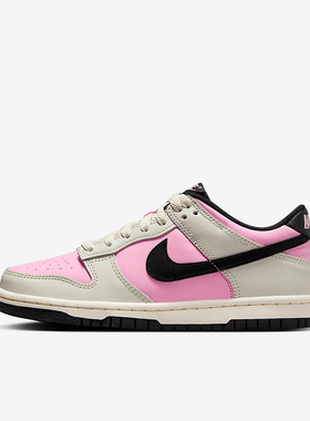 Nike/耐克正品Dunk Low GS女子大童运动复古系带板鞋FB9109-601