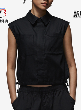 Nike/耐克正品Jordan Poolside 女士无袖经典梭织上衣HJ0056-010