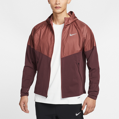 Nike/耐克正品Miler Repel 男士透气训练加绒拼接夹克HV2670-652