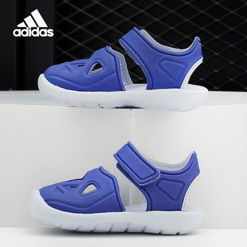 Adidas/阿迪达斯正品夏季新款FORTASWIM 2 I儿童游泳凉鞋 F34805