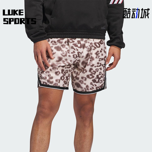 Adidas/阿迪达斯正品夏季款男士图案满印时尚透气舒适短裤JD4467