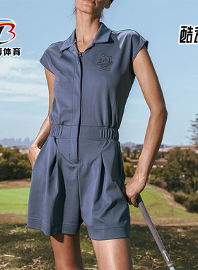 Adidas/阿迪达斯正品新款女士复古时尚高尔夫连体衣IP4197