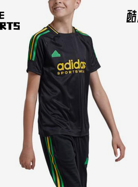 Adidas/阿迪达斯正品TIRONATIONSPACK黑色经典青少年长裤IW0899