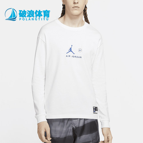 耐克男士圆领宽松长袖T恤