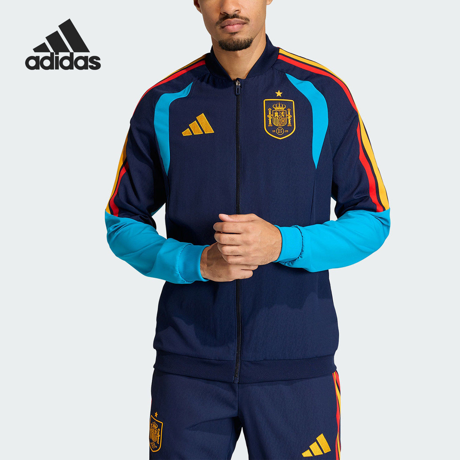 Adidas/阿迪达斯官方正品2026年男士运动时尚设计夹克外套KA8174
