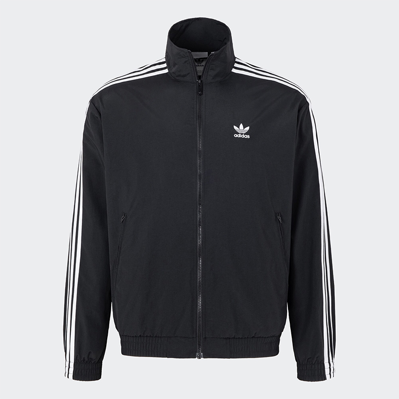 Adidas/阿迪达斯正品三叶草男士梭织运动立领宽松外套KB2466