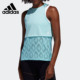 Adidas FJ7271 女子舒适运动背心T恤 阿迪达斯正品 PRIMEBLUE