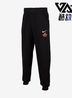Nike/耐克正品春季大童简约舒适休闲运动针织长裤FZ6410-010