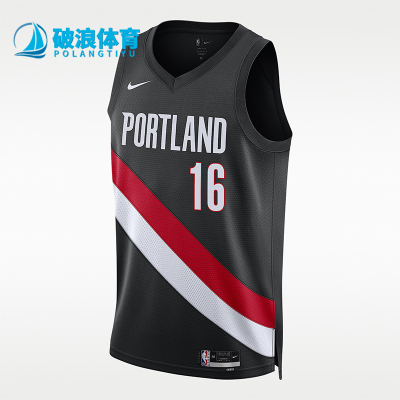 Nike/耐克正品波特兰开拓者队男士背心经典运动球衣HM3990-016