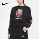 女子针织印花圆领运动休闲卫衣 Nike 新款 当季 CJ3726 耐克正品