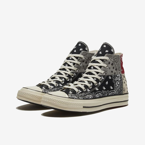 Converse/匡威正品男女同款低帮时尚潮流拼接高帮休闲板鞋169880C