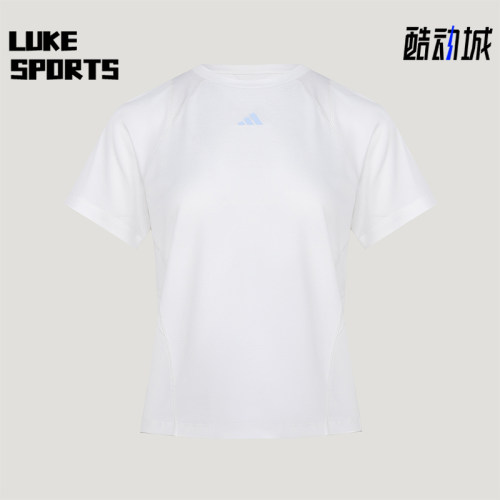 Adidas/阿迪达斯正品COLSENSETE新款女白色运动经典短袖T恤IA6099