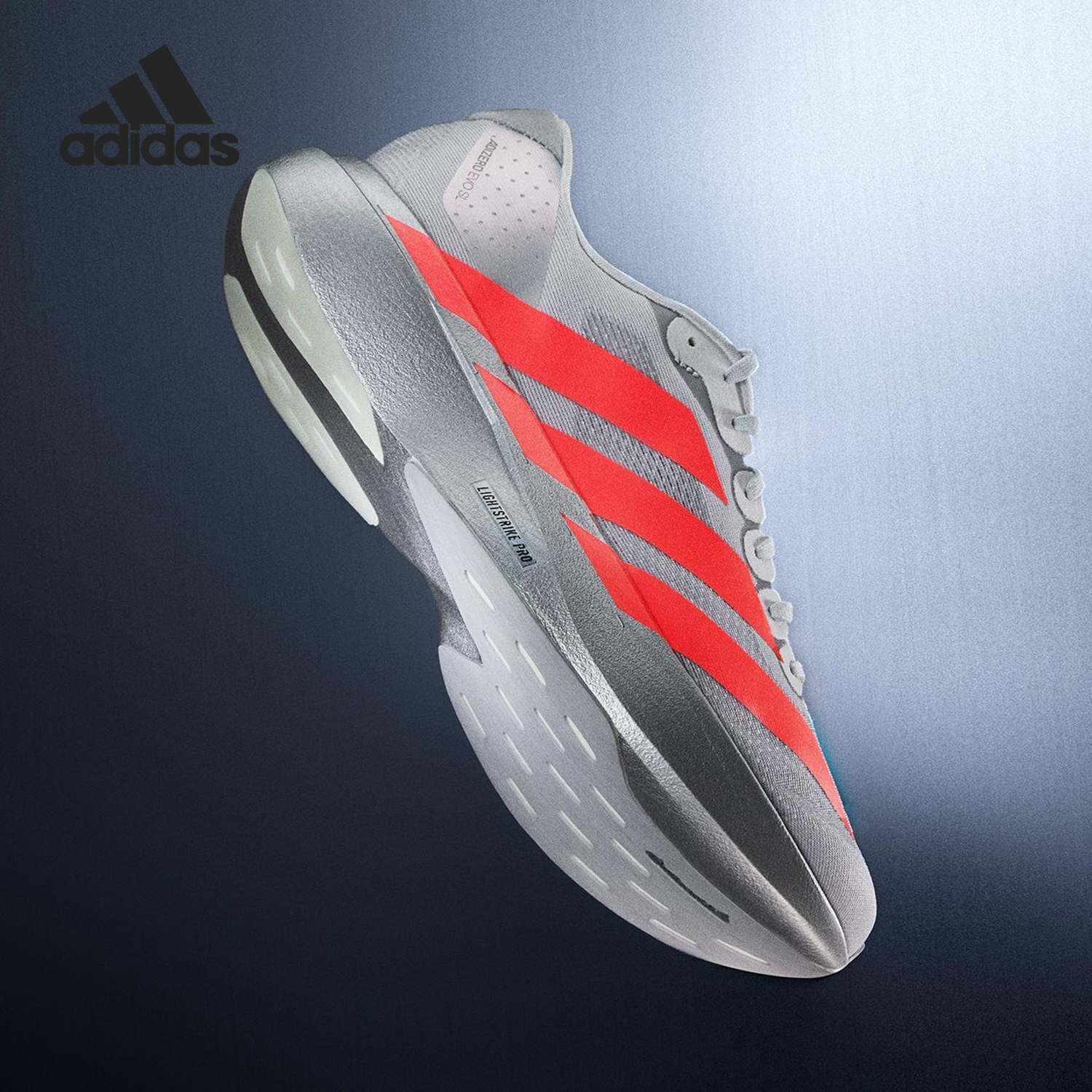 Adidas/阿迪达斯官方正品ADIZERO EVO男士马拉松运动跑步鞋KI3381