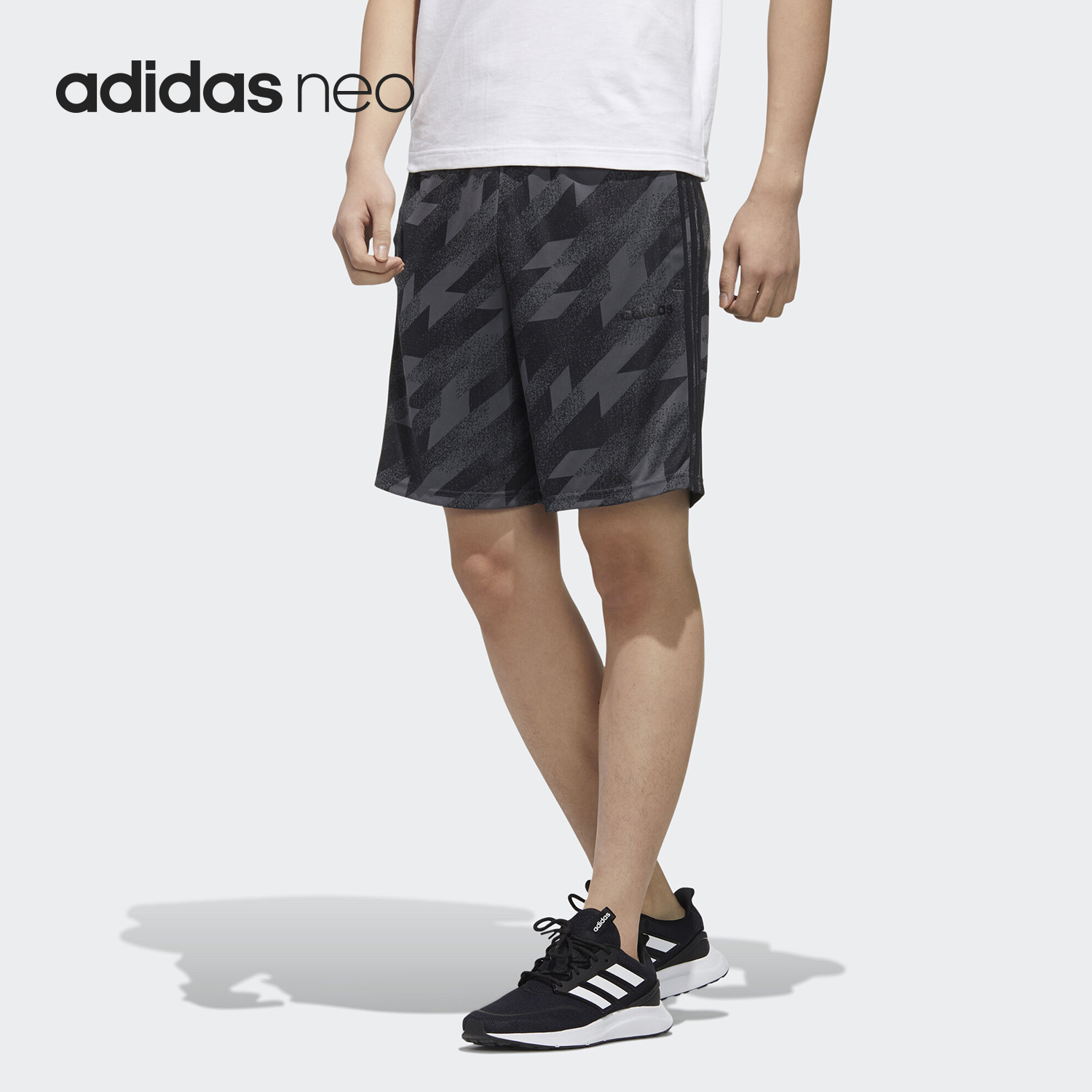 Adidas/阿迪达斯正品 NEO M C SHORTS 男子运动短裤 FM6047