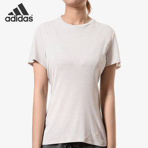 Adidas/阿迪达斯正品 女装2019新款 运动休闲透气短袖T恤 CG1087