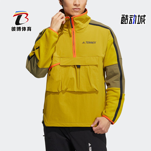 阿迪达斯男女户外抗风运动外套