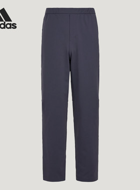 Adidas/阿迪达斯正品春季男士针织弹力亲肤运动直筒裤KV5986