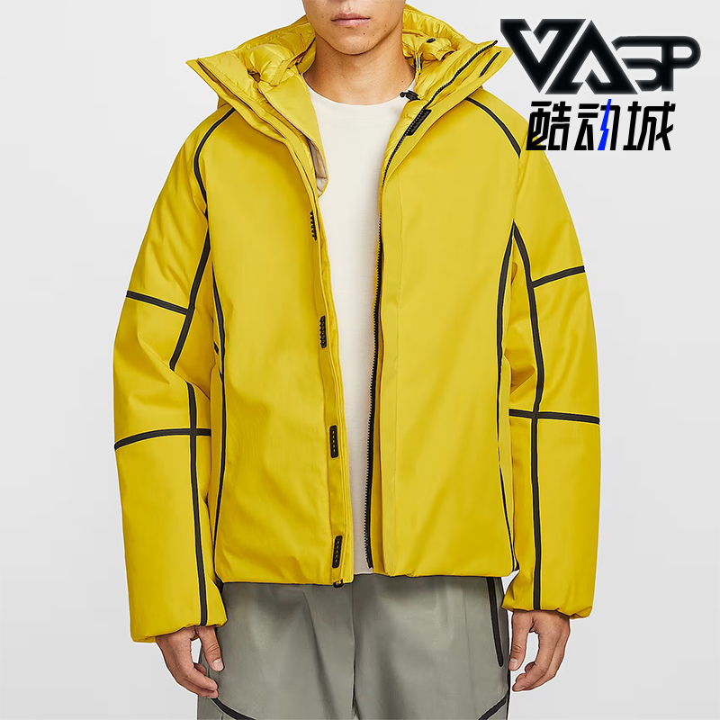 Nike/耐克正品2025男士户外保暖连帽线条运动羽绒服HQ1502-726