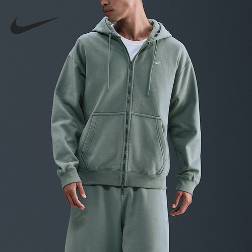 Nike/耐克正品Solo Swoosh男士针织宽松加绒外套HV1085-364