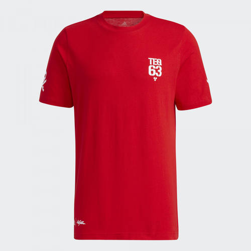 Adidas/阿迪达斯正品新款男子针织休闲篮球运动短袖T恤GP4018