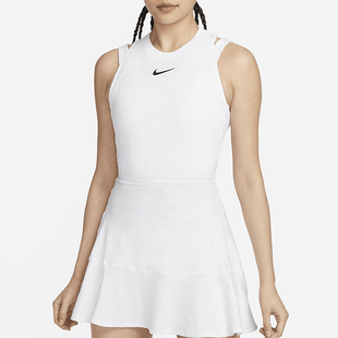 Nike/耐克正品Dri-FIT女士时尚透气网球运动连衣裙FD5660-100