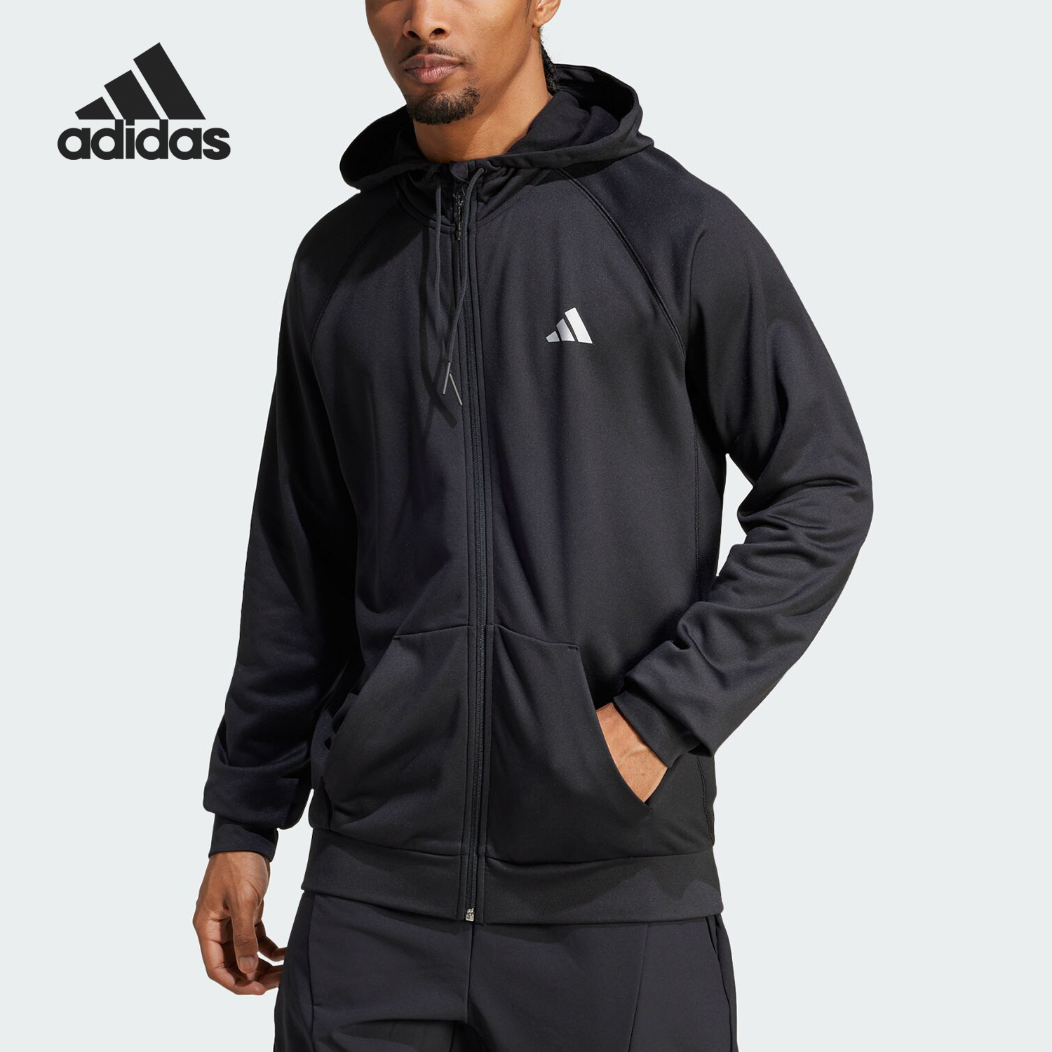 Adidas/阿迪达斯官方正品新款男士经典宽松透气夹克外套IM7489