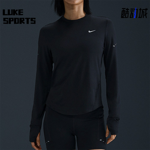 Nike/耐克正品Swift Dri-FIT女士跑步健身长袖T恤HQ0504-010