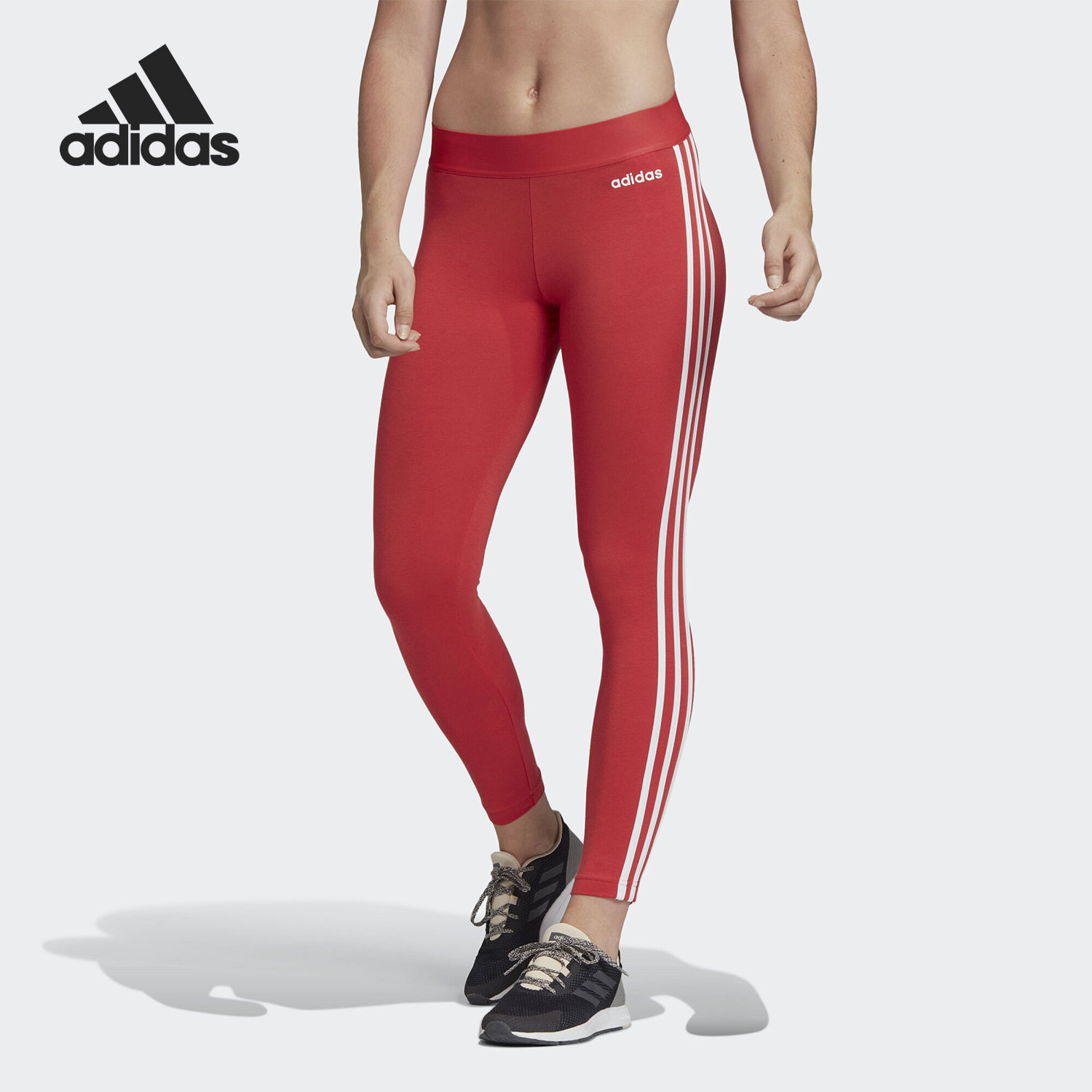 Adidas/阿迪达斯正品21春季新款女子紧身修身健身运动长裤 FM6700