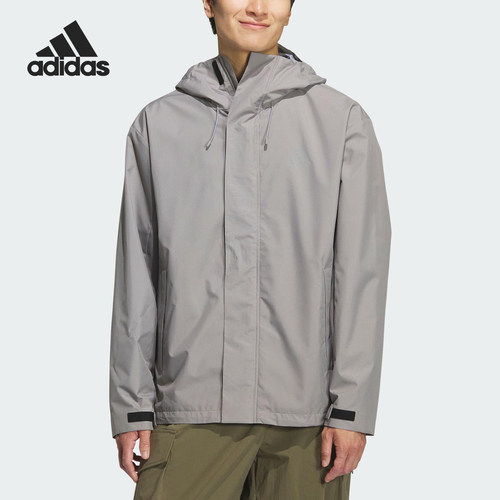 Adidas/阿迪达斯官方正品V WV JKT男女保暖梭织连帽外套KF5232