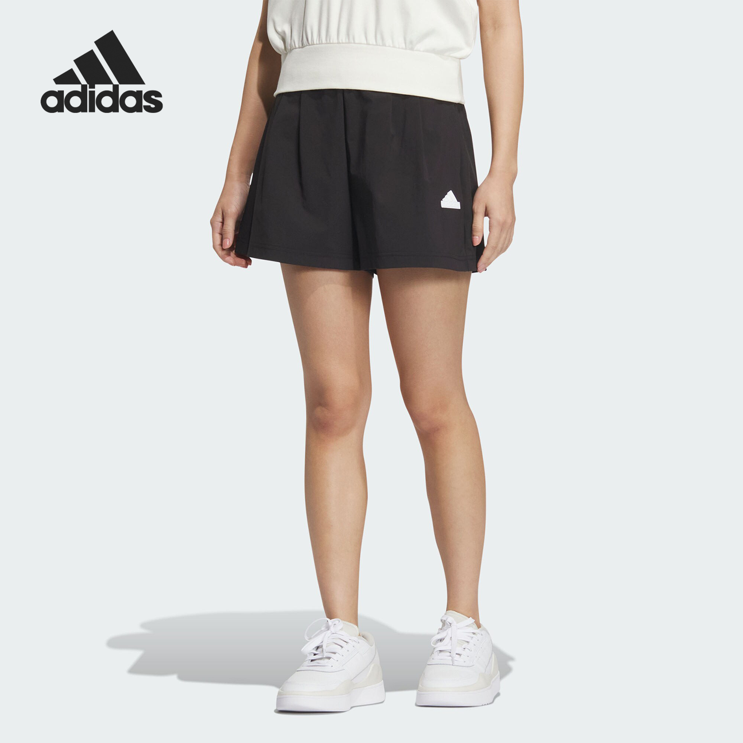 Adidas/阿迪达斯官方正品TECH WV SHORTS女士轻松休闲短裤IM8827