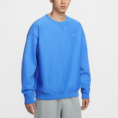 Nike/耐克正品Solo Swoosh男士休闲圆领套头耐穿卫衣HV1087-452