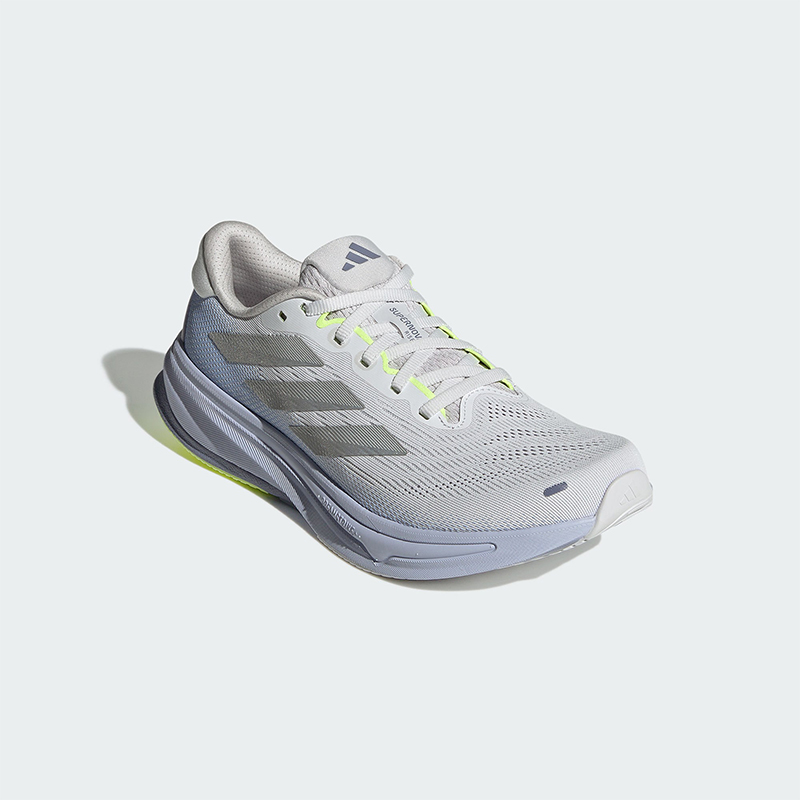 Adidas/阿迪达斯正品新款女士厚底运动缓震回弹跑步鞋JS3047