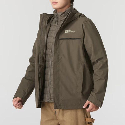 Jack wolfskin/狼爪正品三合一男士时尚冲锋衣A62338-5719
