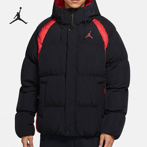 Nike/耐克正品Jordan男子运动保暖防风连帽棉服 DA9807-010