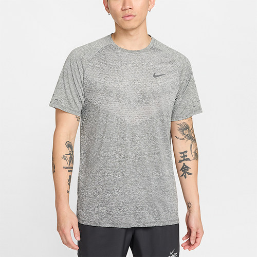 Nike/耐克正品2025男士耐穿圆领套头训练透气跑步短袖HV5204-084