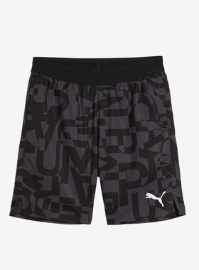 Puma/彪马正品DRYCELL 儿童时尚透气印花休闲运动短裤681912-01